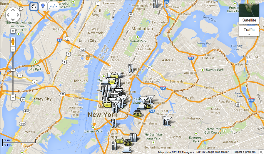 New York City guide - 10 new restaurant obsessions_Map