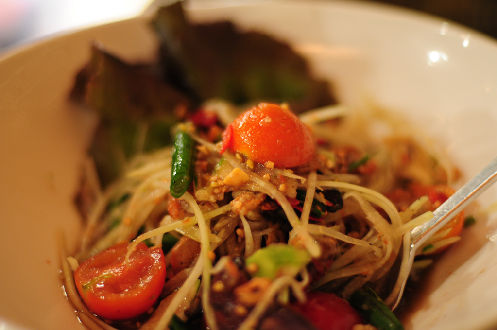 Green Papaya Salad from Chat Thai | Ms G’s Executive Chef Dan Hong on Sydney Food and his favourite off-duty eats | meltingbutter.com